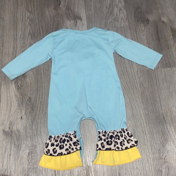 Cow Ruffle Romper - Picture 4 of 6